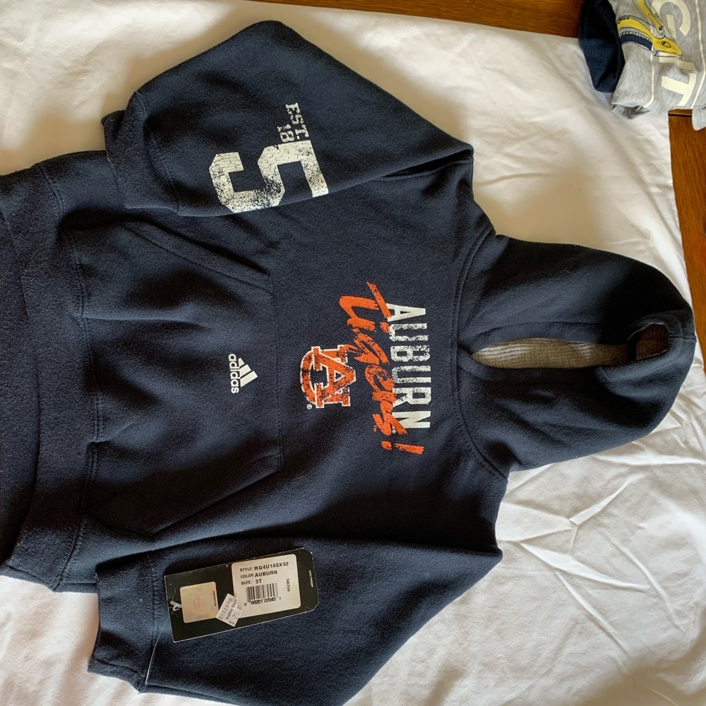 Auburn Tigers blue hooded sweatshirt 3T